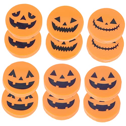 BESTonZON 1 Satz Kürbis Radiergummi Radiergummis Kleinkinder Luft Halloween Radiergummi Halloween Pumpkin Decoration Kindergäuer Halloween-leckereien Für 24st von BESTonZON