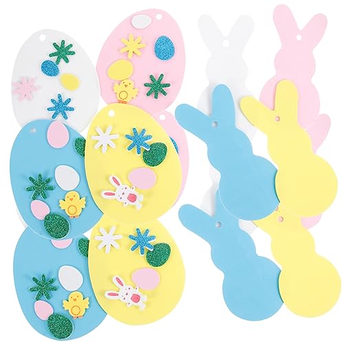 BESTonZON 1 Satz Osterdekoration Ostern Easter Bunny geldgeschenke zu Ostern osteraufkleber Ostereier pustemeister DIY-Materialien basteln DIY-Werkzeug für Kinderhandwerk Eva von BESTonZON