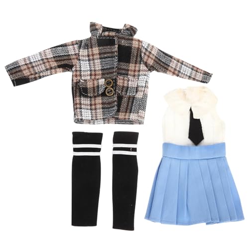 BESTonZON 1 Satz Puppen-Outfit Prinzessinnenpuppen Puppenkostüm Babypuppen für Mädchen Puppenzubehör puppenkleidung Puppen Kleidung Puppenkleid für Bjd-Puppe Puppe verkleiden Zubehör Stoff von BESTonZON