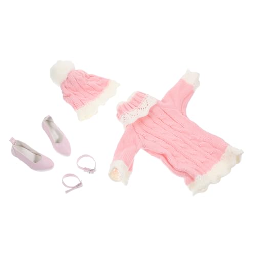 BESTonZON 1 Set Mädchen Puppe Pullover Set Prinzessin Mädchen Kostüme Pullover Für Mädchen Mädchen Kleid Mädchen Pullover Prinzessin Puppe Mädchen Pullover Outfits Mädchen Mädchen Kleidung von BESTonZON