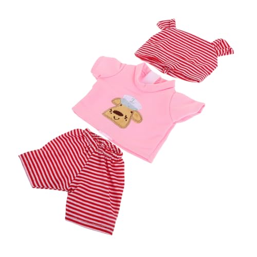 BESTonZON 1 Set Vinyl Puppenkleidung Babykostüm Puppenhaus Puppen Outfits Für Mädchen American Doll It Kostüm Für Kinder Outfit Mädchenkostüme Spielzeug Kleidung Für Wiedergeborene von BESTonZON