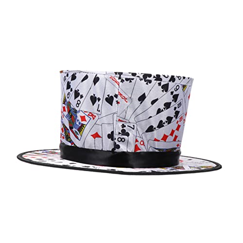 BESTonZON 1 Stück Tarnkappe Union Jack-mützen Fedora-hüte Für Männer Dekorationen Dunkler Zauberhut Sombrero-partyhüte Zylinder Anziehen Schnappkarten Rave Colorful Mercerisiertes Uni-Tuch von BESTonZON