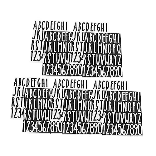 BESTonZON 10 STK Vinyl-Aufkleber Briefkastenaufkleber kleine Alphabet-Aufkleber Buchstaben Aufkleber personalisierte Sticker DIY ölfester Aufkleber DIY Aufkleber Aufkleber PVC selbstklebend von BESTonZON