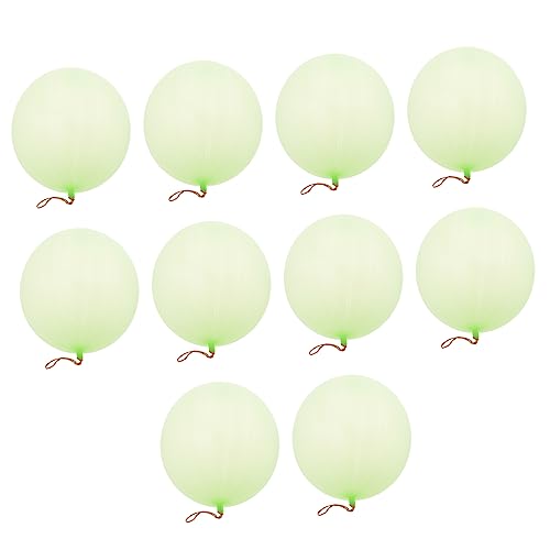 BESTonZON 10St Luftballons stanzen hoher Auftrieb für Ballons elektrische Luftballonpumpe partyknaller kinder Spielzeuge spielzeug kauspielzeug kinder punschbälle Schlagbälle Green von BESTonZON