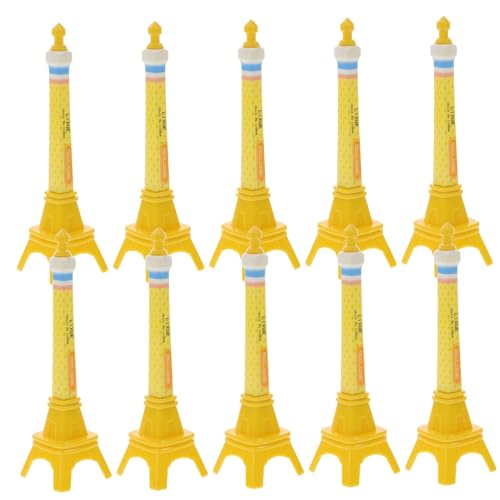 BESTonZON 10st Tower-kugelschreiber Schulmaterial Zum Eiffelturm Neuartige Cartoon-stifte Japanische Schreibwarenstifte Schüler Schreiben Stift Niedlicher Kawaii-eiffelturm-stift Plastik von BESTonZON