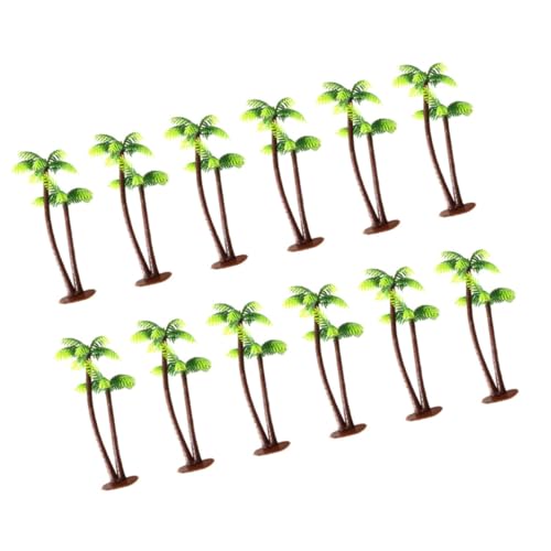 BESTonZON Coconut Baum Modell Bäume Set 12 Stücke Miniatur Landschaft für Kuchen Verzierungen Geburtstag von BESTonZON