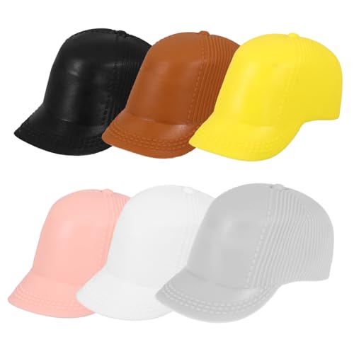 BESTonZON 12st Mini-schirmmütze Fischerhut Für Mädchen Kohlbeet-Puppen Kleiner Tierhut Bucket Hats Damen Miniatur-puppenhüte Spielzeugpuppenhüte Mini-Sonnenhut Miniatur Winzige Hüte Plastik von BESTonZON