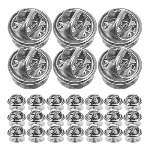 BESTonZON 150 Pairs Schmetterling Kupplung Krawatte Tacks Pin Zurü Ersatz mit Blank Pins für Handwerk Machen BESTonZON 150 Pairs Schmetterling Kupplung Krawatte Tacks Pin Zurü Ersatz mit Blank Pins für Handwerk Machen von BESTonZON