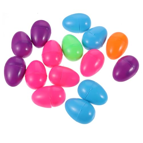 BESTonZON 15St Ostereier für kinderspielzeug eierfarben ostern easter egg maging toy set Ostervorräte buntes Osterei Osterspielzeug Osterei Plastik von BESTonZON