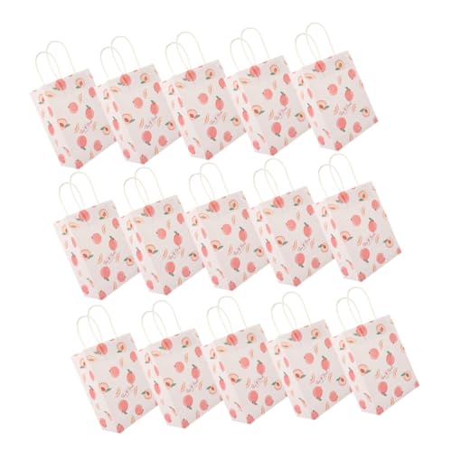 BESTonZON 18 Stk Handtasche Papiertüte mit Griffen Geschenktüten für große Geschenktüten aufbewahrungssack storage pockets bonbontüte kleine Geschenktüten Papiertüten als von BESTonZON