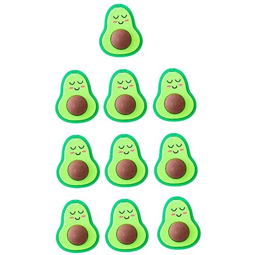 BESTonZON 18 Stück Avocado-Radiergummi Grüner Radiergummi Cartoon-Radiergummi Spielzeug Mini-Kind Niedlicher Obst-Radiergummi Für Kinder Studenten Schreibwaren Kinder von BESTonZON