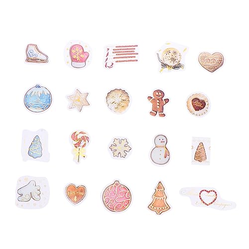 BESTonZON 2 Sätze À 80 Blatt Aufkleber Pflanzenetikett Pflanzen-Tag weihnachtssiegeletikett Scrapbooking Sticker Scrapbook Stickers Scrapbooking-Etikett weihnachtsgeschenkverpackung Papier von BESTonZON