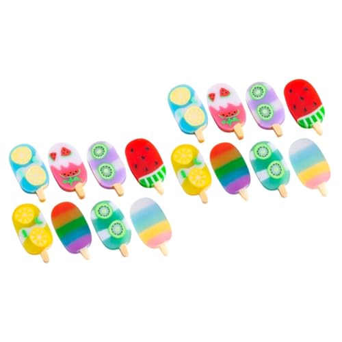 BESTonZON 2 Sätze Eis Radiergummi Radiergummis Für Kinder Lustige Radiergummis Gelee Zeichnungs Radiergummis Obst Radiergummis Niedliche Lebensmittel Radiergummis Eiscreme 2 Boxen * 2 von BESTonZON