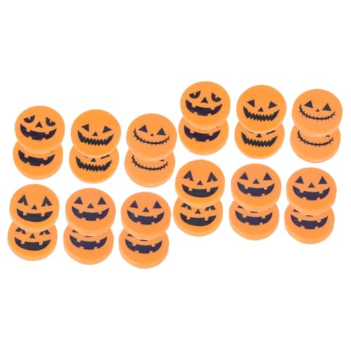 BESTonZON 2 Sätze Kürbis Radiergummi Luft Kleinkinder Halloween Radiergummi Halloween Kleine Radiergummis Für Groß Kürbis-radiergummis Mini 24 Stück * 2 von BESTonZON