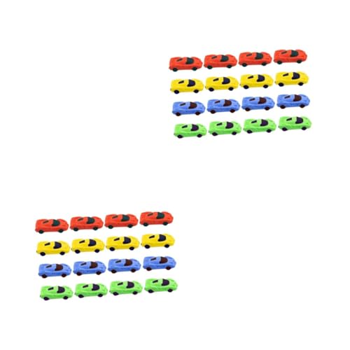 BESTonZON 2 Sätze Radiergummi Kinderauto Mini-puzzle-radierer Kinderspielzeug Mini- 3d-radierer Tragbare Malradierer Kindergäuer 16 Stück * 2 von BESTonZON