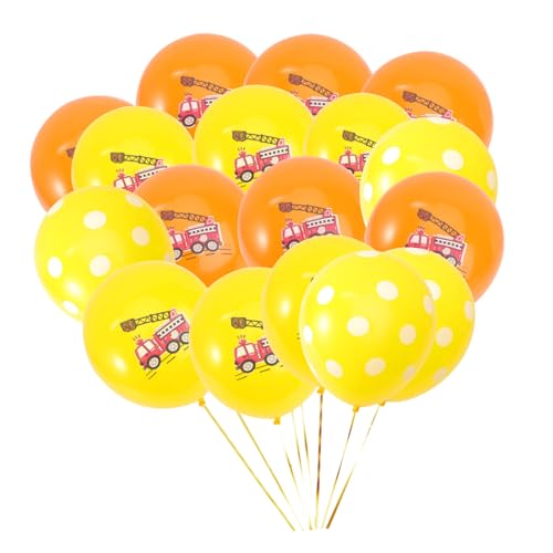 BESTonZON 20 Stück 12 Zubehör Für Partydekoration Gefälligkeiten Für Geburtstagsfeiern Punktballons Autos Ballons Bausatz Für Partyballons Latexballons von BESTonZON