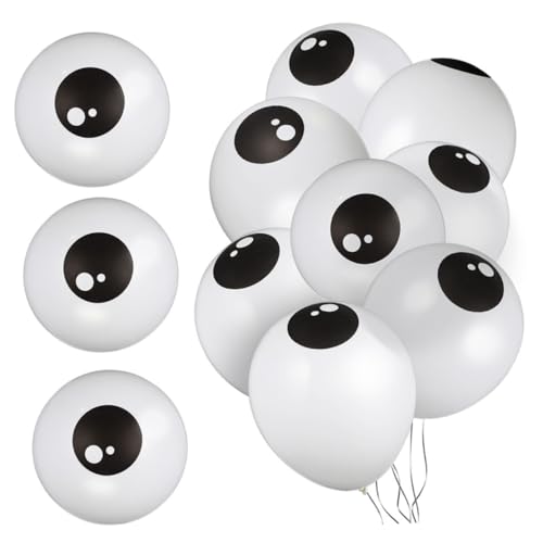 BESTonZON 200St Halloween-Augapfel-Latexballons pastellfarbene Luftballons Halloween-Ballondekorationen halloween kleidung halloween costumes halloween deko Partyballon Ballon für Halloween von BESTonZON