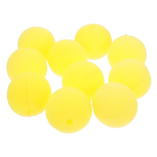 BESTonZON 20St Clownsnase professionelle gelbe Clownnase Abschlussball-Dekor kinder dekor halloween mitgebsel halllowen circus perücken party nase versorgung Party-Nasen-Dekor Schwamm Yellow von BESTonZON