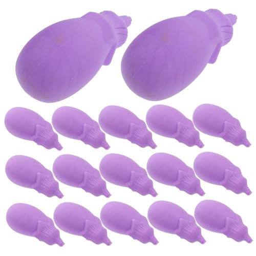 BESTonZON 20St Karotten Radiergummi Lebensmittel Radiergummis für Kinder Aubergine Radiergummis erasers for bescherung weihnachten schulzeug Kinderpreise in großen Mengen für die Schule von BESTonZON