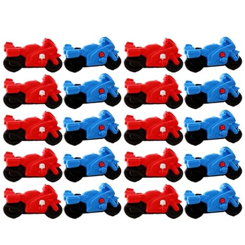 BESTonZON 20st Radiergummi Mini- Miniatur-auto-spielzeug Kindermotorrad Motorräder Für Kinder Radierer Für Motorräder Mini-radierer Für Kinder Auto von BESTonZON