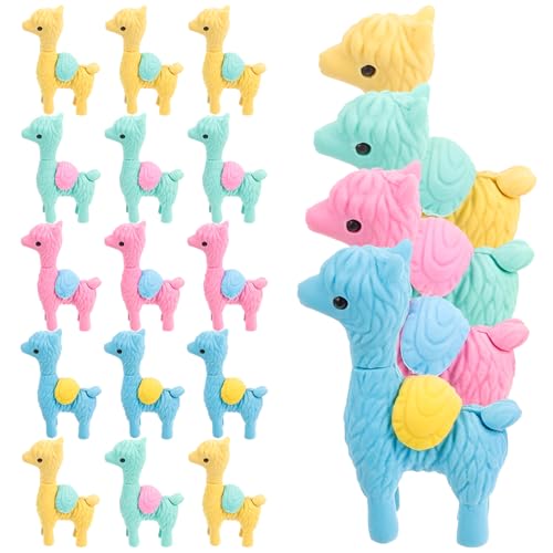 BESTonZON 20st Radiergummi Mini-krabbenfigur Statuendekor Massenspielzeug Puzzle-spielzeug Alpaka-gummi Gummi Malen Mini-alpaka-modell Krabbenspielzeug Tierspielzeug Geschenk Kind Gebaut von BESTonZON