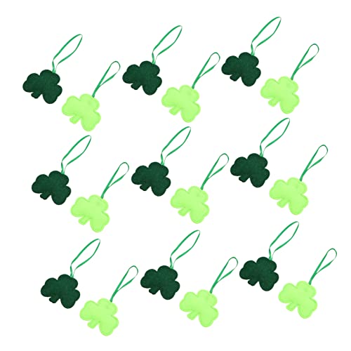 BESTonZON St. Patricks Day Es Zubehör Kleeblatt Hängende Dekoration 24pcs Party Favor St Patricks Day von BESTonZON