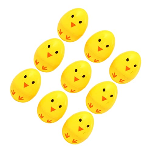 BESTonZON 24st Ostern Offene Eier Kinderspielzeug Kleinkindspielzeug Für Kleinkind Ostern Dekorieren Ei Offenes Ei Ostern Diy Dekorationen Osterei Yellow von BESTonZON