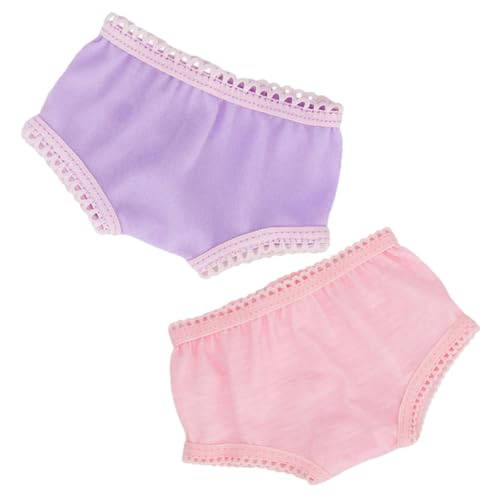 BESTonZON 2St Höschen Spielzeug So tun, als ob Sie Puppenzubehör Spielen würden Hose Kleidung für Babypuppen puppenkleidung Puppen Kleidung Puppenhöschen kostüm dekor Stoff von BESTonZON