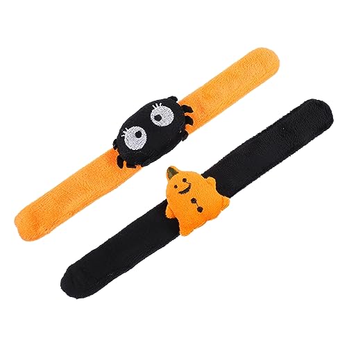 BESTonZON 2St Papa-Kreis halloween decorations halloweendekorationen adventsgeschenke kinder halloween zubehör Verzierungen Halloween-Slap-Bands Spinnendekor Halloween- Plüschstoffe von BESTonZON