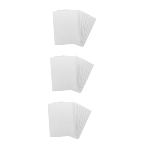 BESTonZON 30 Pcs Zeichenbrett für schaumstoffplatten Malerei für Malpapier mit Schaumstoffstruktur Eva Craft Schaum Bastelzubehör Mehrzweck-Schaumstoffpapier Druckplatten Weiß von BESTonZON