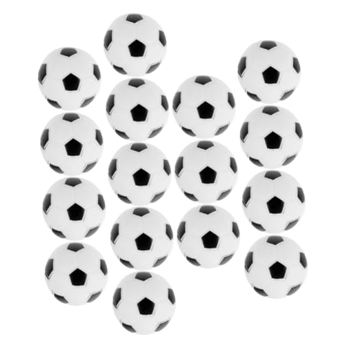 BESTonZON 35st Mini-fußball Schreibtisch-fußbälle Kicker Zubehör Fußball Aus Schaumstoff Tischfußballball Modell Mit Dekorativen Kugeln Tischfußball, Kleine Bälle Tischfußballbälle Abs von BESTonZON