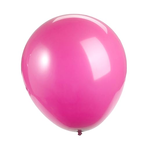 BESTonZON 36 Runder Ballon Luftballons Ballongas Dekorativer Luftballon Latexballon Riesiger Partyballon Rosa von BESTonZON