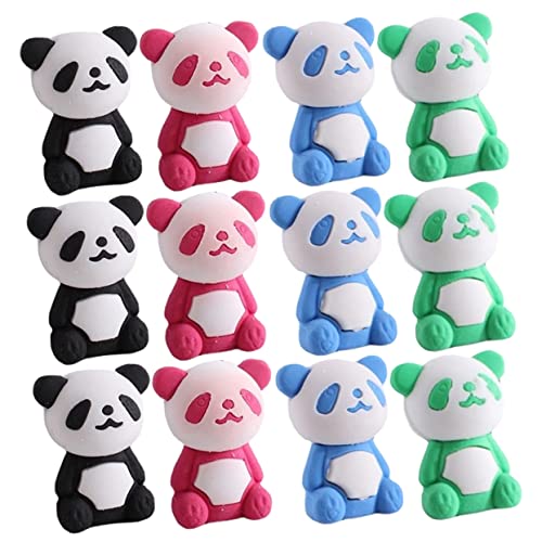 BESTonZON 36St Panda Radiergummi Radiergummis für Kinder briefpapier kinder Druckbleistift Radiergummi Tier Haustier kreative tierradiergummis Mini-Tier-Radiergummis automatisch 3d von BESTonZON