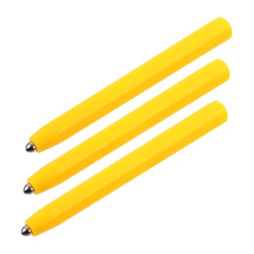 BESTonZON 3St magnetischer Zeichenbrettstift Magnetischer Zeichenstift-Ersatz Malstift Zeichenbrett Stift Schreibtafel Stift Magnet-Zeichenbrettstift Schreibtafelstift Abs Yellow von BESTonZON