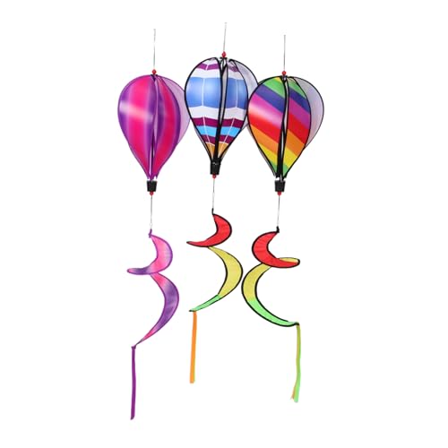 BESTonZON 3Stücke Heißluftballon Deko Gartenornamente Langlebigem für Partys Blumenbeete und Outdoor Dekorationen für Feiertage BESTonZON 3Stücke Heißluftballon Deko Gartenornamente Langlebigem für Partys Blumenbeete und Outdoor Dekorationen für Feiertage von BESTonZON