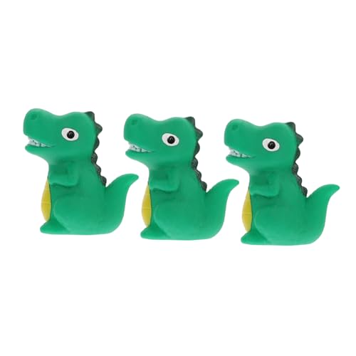 BESTonZON 3st Dinosaurier-plugin Mini-spielzeug Dekorativer Aufsatz Kuchen Topper Kuchen-dinosaurier- Tortenaufsätze Für Geburtstage Säuglingsspielzeug Mini-kuchen Vinyl Green von BESTonZON