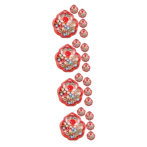 BESTonZON 4 Sätze Weihnachtsradiergummi Rosa Weihnachten Weihnachtsbaum Lichter Für Die Raumdekoration Mini-radierer Weihnachtslichter Osterrotler Weihnachtsaccessoires 5 Boxen * 4 von BESTonZON