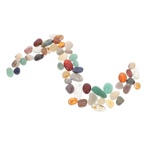 BESTonZON 40st Gefüllte Edelsteine Der Felsen Sorgenstein Achat Kristall Gehen Steine Kristalle Und Steine Schmuckherstellungsset Für Edelstein-cabochons Bunte Steine Kristallbonbons von BESTonZON