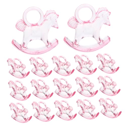 BESTonZON Mädchen Baby Dusche Dekorationen Set Acryl Tisch Ornamente 48 Stücke Figuren von BESTonZON