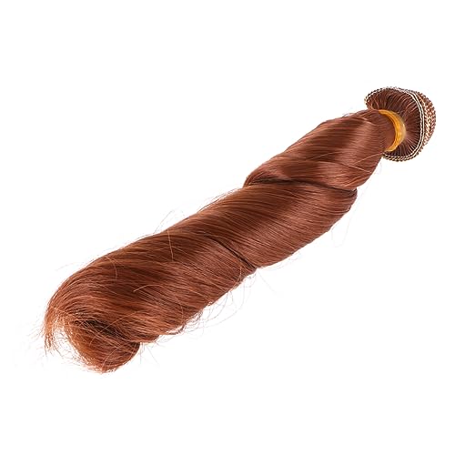 BESTonZON 5 STK Puppe DIY perücke Haar langes lockiges Haar für Puppe Puppenzubehör selber Machen Puppe Perücke doll Accessories BJD Puppenperücke Perücke Dekoration DIY Puppenperücke von BESTonZON