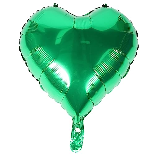 BESTonZON 50 Stück Folienballons Ballonbogen Fiesta-party-dekorationen Ballon Steht Ballonstäbchen Ballonsäulenständer Alles Zum Geburtstagsballon Partyballon Aluminiumfolie Green von BESTonZON