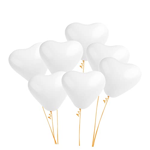 BESTonZON 50 Stück Herz Latex Luftballons Für Kreative Hochzeits Und Geburtstagsdekoration Ideal Für Babypartys Und Besondere Anlässe Bunte Langlebige Ballons Für Unvergessliche Feiern von BESTonZON