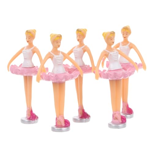 BESTonZON 5St Ballettpuppe Puppen-Accessoire Puppendekorationen Prinzessin Puppe Puppenornament Tänzerpuppe Puppenprinzessin Tanzende Mädchenpuppe Balletttänzerin Puppe Plastik von BESTonZON