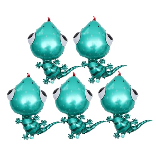 BESTonZON 5St tierischer Ballon Etagenballons Tierballon Etagenballonfolie Tiermotiv-Ballon Tiermotiv Ballon tierischer Folienballon aufblasbare Ballondekoration Aluminiumfolie Blue von BESTonZON