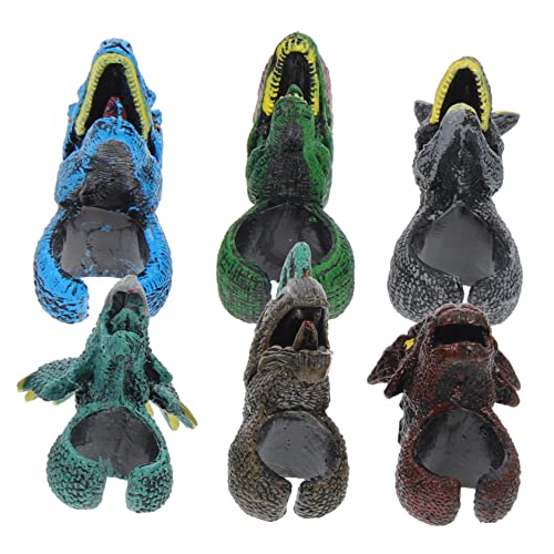 BESTonZON 6St Dinosaurier-Ring- party für party zubehör Tierische Rollenspiele geschenktüten Gastgeschenke für Kindergeburtstage Plastikring PVC von BESTonZON