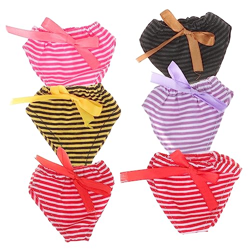 BESTonZON 6St Höschen Puppen Kleidung für puppenkleidung doll Accessories Zubehör für Puppenhöschen für Puppen Babypuppenwindeln für kleine Mädchen Stoff von BESTonZON