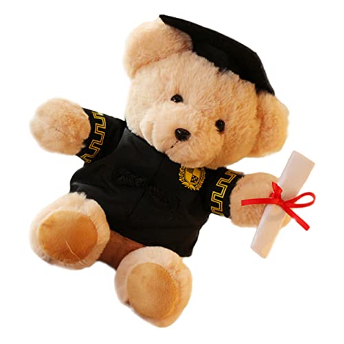 BESTonZON Abschlussgeschenk Schlafzimmer niedliche weinachtsgeschenke bidoof Plush geldgeschenke Weihnachten Bärenpuppe ausgestopftes Tierspielzeug Cartoon-Bär Plüschstoffe Khaki von BESTonZON