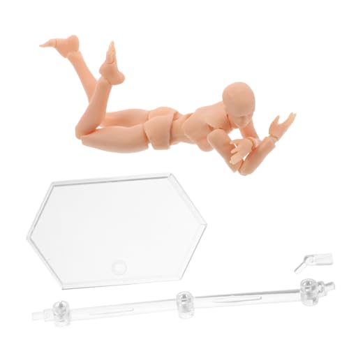 BESTonZON Charaktermodell Malen Actionfiguren-Basis Schaufensterpuppen-zeichnungsmodell Figurenmodellbausätze Modell Der Kunstfigur Kunstmodell Figur Modelle Zeichnen Aktionsbasis PVC von BESTonZON