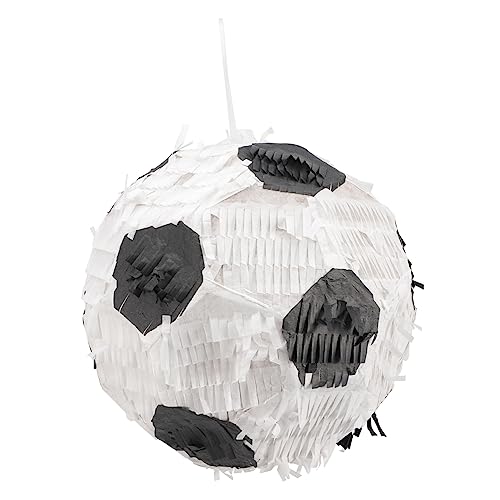 BESTonZON Fußball-Piñata fußball pinata karnevalsdekoration Geschlecht enthüllen Fußball Partyzubehör zum Thema Sport Ballon Fußball-Fußball-Pinata-Dekoration Fußball-Pinata-Ornament Papier von BESTonZON