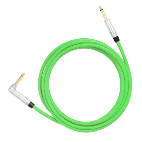 BESTonZON Gitarrenkabel Gitarrendraht Trs-kabel Drähte Patchkabel Gitarre Mikrofonkabel Adapter-effektkabel Ampere Xlr-kabel E-bass-audiokabel Gitarrenverstärkerkabel Green Gummi von BESTonZON